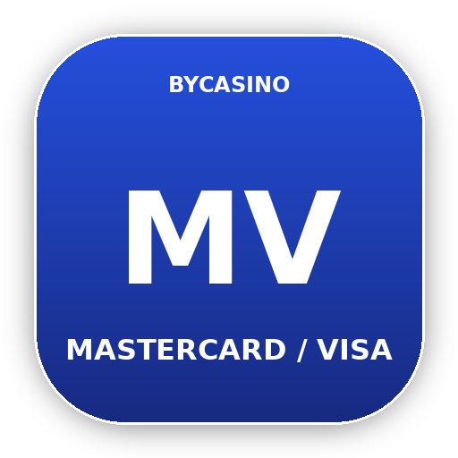 Bycasino Mastercard / Visa Yatırım Yöntemi logo